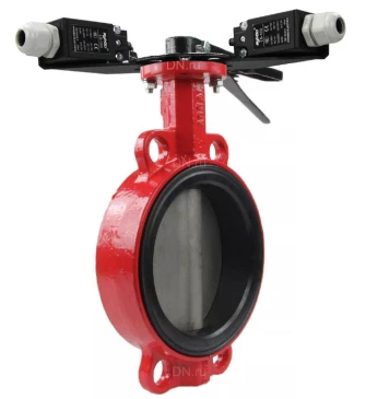 Затвор дисковый поворотный ABRA Ду40 Ру10/16 BUV-VF866D, межфланцевый, корпус - чугун, диск - нержавеющая сталь, рукоятка, EPDM в Волгограде